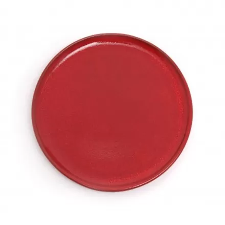 Assiette*Jean-Vier Assiette A Dessert Rouge