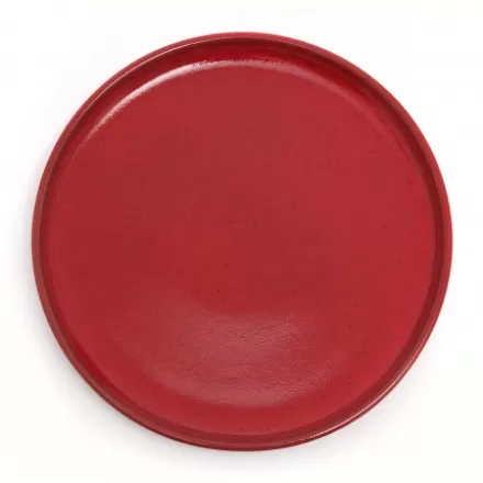 Assiette*Jean-Vier Assiette Plate Rouge