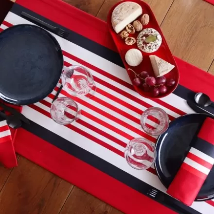 Chemin De Table*Jean-Vier Chemin De Table Rouge