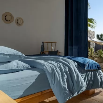 Drap Housse*Jean-Vier Drap Housse Bleu