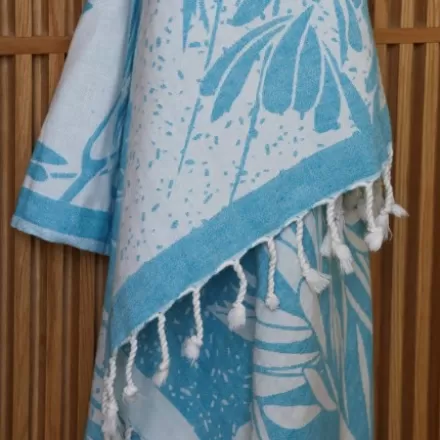 Foutas En Coton*Jean-Vier Foutas En Coton Bleu