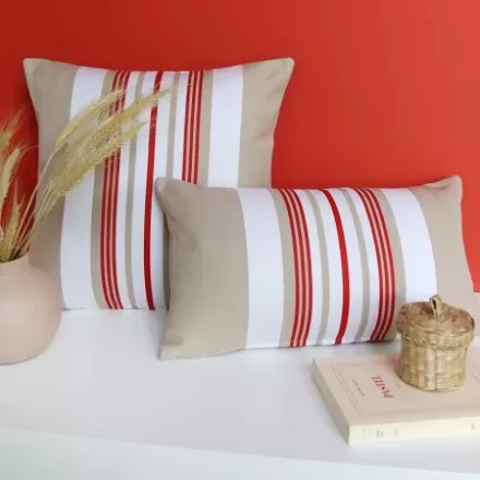 Housse De Coussin*Jean-Vier Housse De Coussin Rouge