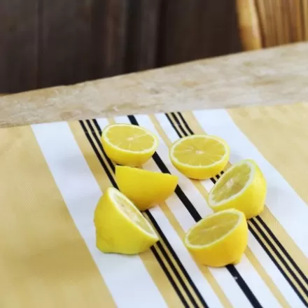 Set De Table*Jean-Vier Maison Linge Basque Jaune