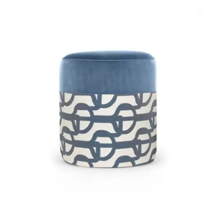 Pouf*Jean-Vier Pouf Bleu