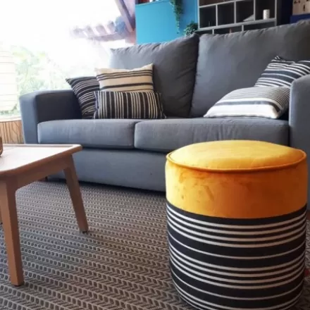 Pouf*Jean-Vier Pouf Jaune