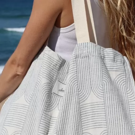 Sac Shopping Et Sac De Plage*Jean-Vier Sac Shopping Et Sac De Plage Bleu