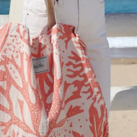 Sac Shopping Et Sac De Plage*Jean-Vier Sac Shopping Et Sac De Plage Orange