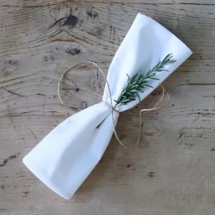 Serviette De Table*Jean-Vier Serviette De Table Blanc