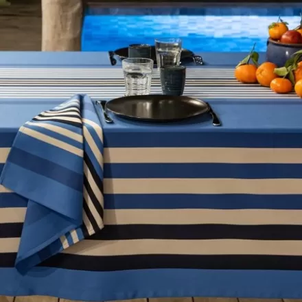 Serviette De Table*Jean-Vier Serviette De Table Bleu