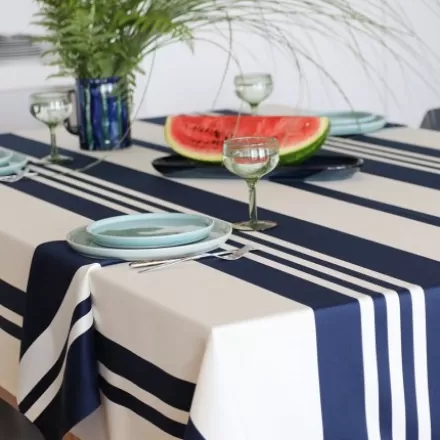 Serviette De Table*Jean-Vier Serviette De Table Bleu
