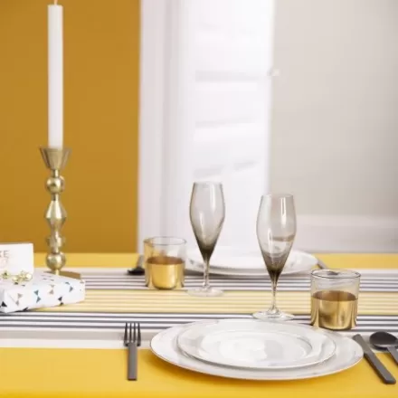 Serviette De Table*Jean-Vier Serviette De Table Jaune