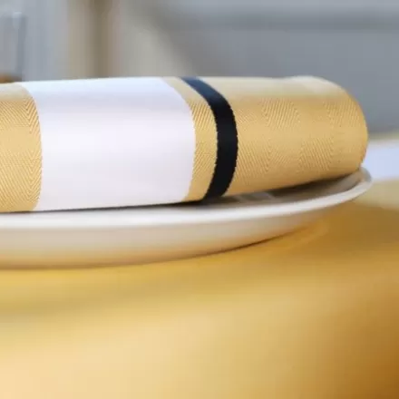 Serviette De Table*Jean-Vier Serviette De Table Jaune