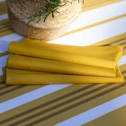 Serviette De Table*Jean-Vier Serviette De Table Jaune
