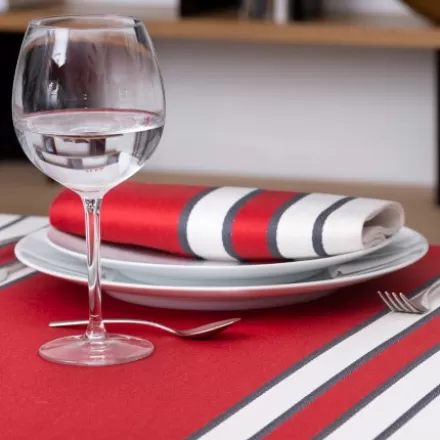 Serviette De Table*Jean-Vier Serviette De Table Rouge