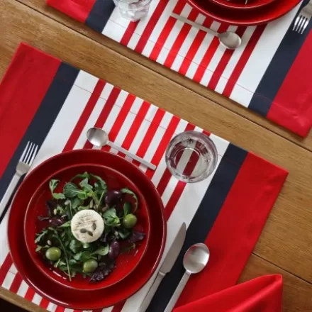 Set De Table*Jean-Vier Set De Table Rouge