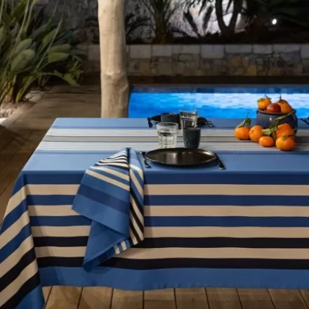 Tissu Au Mètre Et Toile Basque*Jean-Vier Tissu Au Mètre Et Toile Basque Bleu