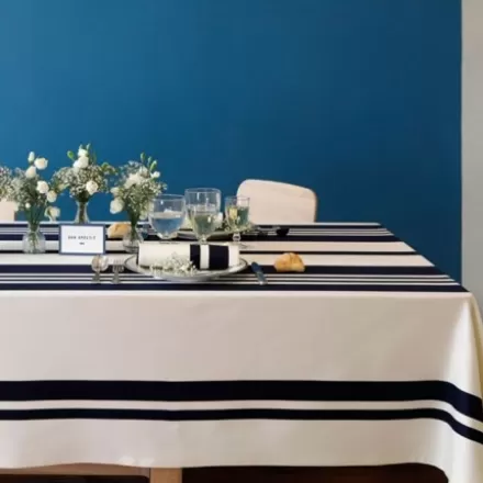 Tissu Au Mètre Et Toile Basque*Jean-Vier Tissu Au Mètre Et Toile Basque Bleu