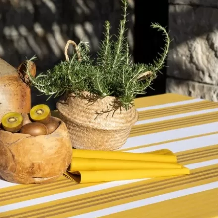 Tissu Au Mètre Et Toile Basque*Jean-Vier Tissu Au Mètre Et Toile Basque Jaune