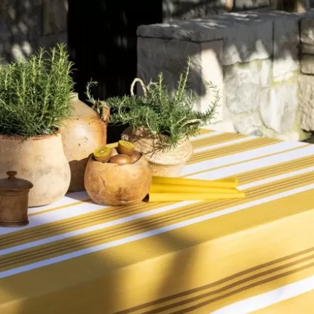 Tissu Au Mètre Et Toile Basque*Jean-Vier Tissu Au Mètre Et Toile Basque Jaune