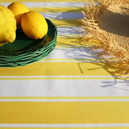 Tissu Au Mètre Et Toile Basque*Jean-Vier Tissu Au Mètre Et Toile Basque Jaune