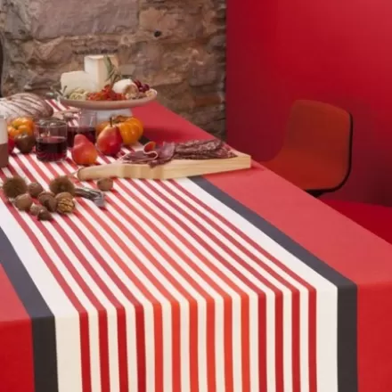 Tissu Au Mètre Et Toile Basque*Jean-Vier Tissu Au Mètre Et Toile Basque Rouge