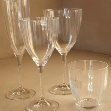 Verres À Eau Et À Pied*Jean-Vier Verres À Eau Et À Pied Transparent